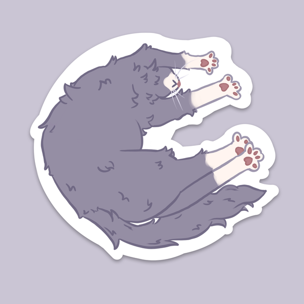 Big Ol' Kitty Stretch Sticker