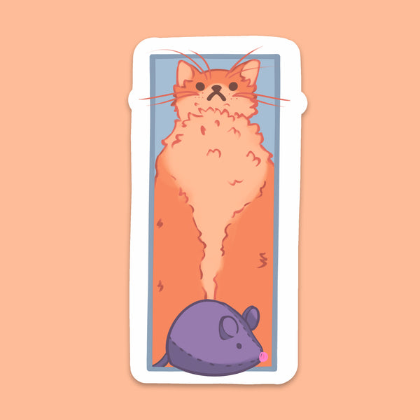 Impending Doom Kitty Sticker